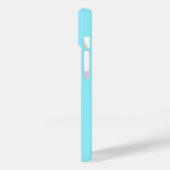 Coques Case-Mate iPhone Cyan Abstrait Arrière - plan (Verso / Gauche)