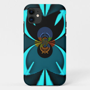 Etui iPhone Case-Mate Cyan Abstrait Art Print