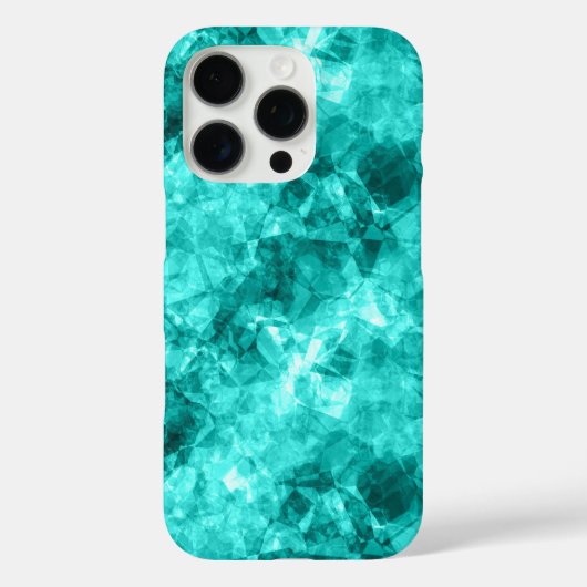 Coques Case-Mate iPhone Cyan Crumpled Texture (Verso)