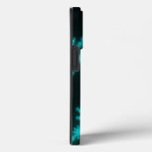 Coques Case-Mate iPhone Cyan Snowflake Fractal (Verso / Droite)