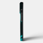Coques Case-Mate iPhone Cyan Snowflake Fractal (Verso / Gauche)