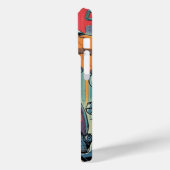 Coques Case-Mate iPhone "Cyber Buff Dog – Retro Anime Robot Warrior" (Verso / Gauche)