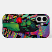 Coques Case-Mate iPhone Cyber Fairytale Elf avec Crimson Apple (Verso (horizontal))