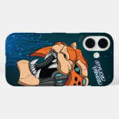 Coques Case-Mate iPhone Cyber Tiger | (Verso (horizontal))