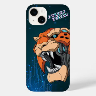 Coque Pour iPhone 14 Cyber Tiger