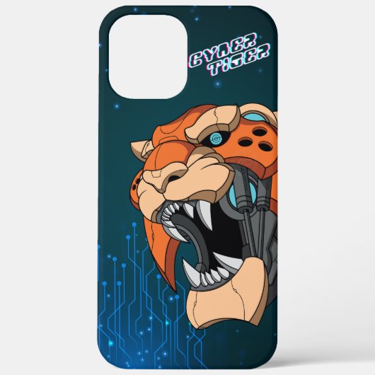 Coques Case-Mate iPhone Cyber Tiger | (Verso)