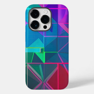 Coque Pour iPhone 14 Pro Cyber treillis : Un spectre de lumière