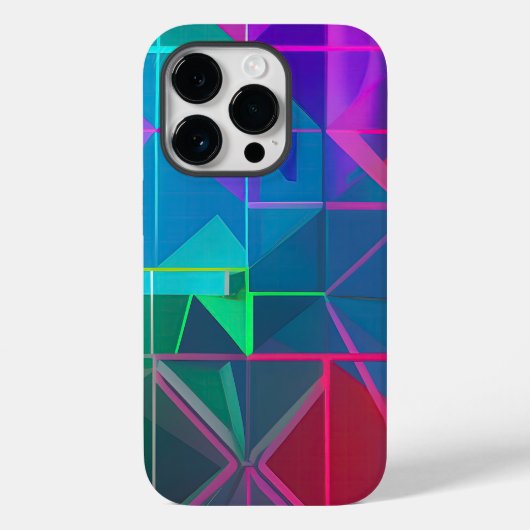Coques Case-Mate iPhone Cyber treillis : Un spectre de lumière (Verso)