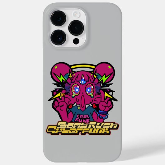 Coques Case-Mate iPhone Cyberfunk de poussée de bombe (Verso)