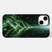 Coques Case-Mate iPhone Cybernetic Lightning Bolt Phone Case - Glowing  (Verso (horizontal))