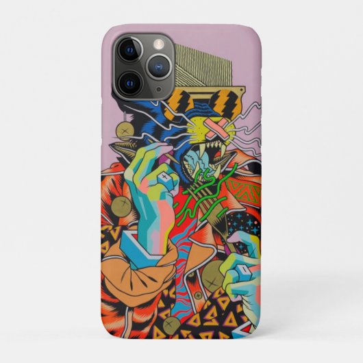 Coques Case-Mate iPhone cyberpunk, animation, manga, acide, cyber, art, iP (Dos)