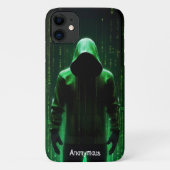 Coques Case-Mate iPhone Cyberpunk Hacker personnalisé Dark Tech Matrix Sty (Dos)
