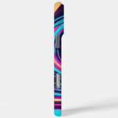 Coques Case-Mate iPhone Cyberpunk néon futuriste oeuvre Abstraite (Verso / Droite)