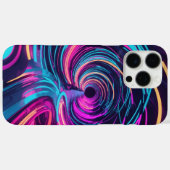 Coques Case-Mate iPhone Cyberpunk néon futuriste oeuvre Abstraite (Verso (horizontal))