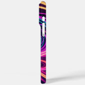 Coques Case-Mate iPhone Cyberpunk néon futuriste oeuvre Abstraite (Verso / Gauche)