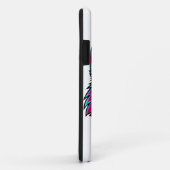 Coques Case-Mate iPhone Cyberpunk Neon Wolf - Synthwave Robotic Animal (Dos/Droite)