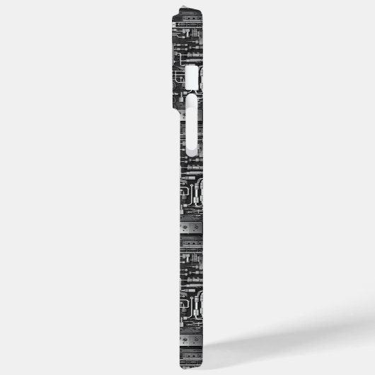 Coques Case-Mate iPhone Cyberpunk PCB Electronics Circuit Board Motif (Verso / Gauche)