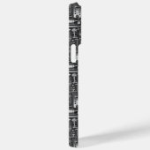 Coques Case-Mate iPhone Cyberpunk PCB Electronics Circuit Board Motif (Verso / Droite)