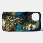 Coques Case-Mate iPhone Cyborg Femme Imaginaire Sci-Fi Art (Verso (horizontal))