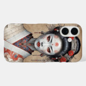 Coques Case-Mate iPhone Cyborg geisha Japon moderne couverture (Verso (horizontal))