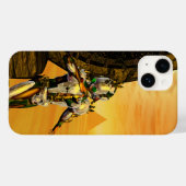 Coques Case-Mate iPhone CYBORG TITAN,DESERT HYPERION Science-fiction Sci-f (Verso (horizontal))
