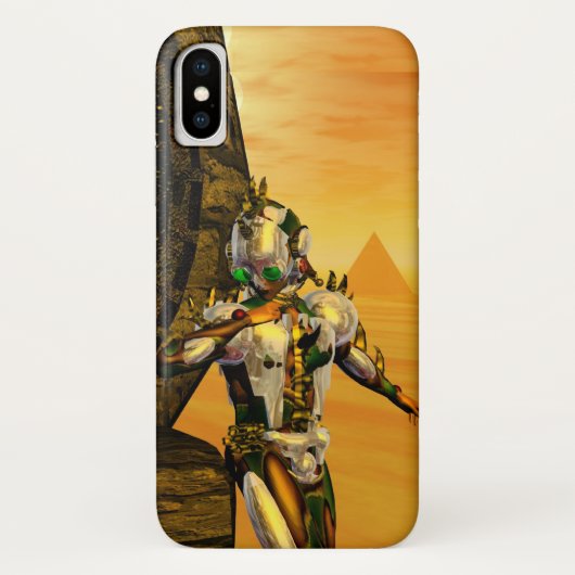Coques Case-Mate iPhone CYBORG TITAN, DÉSERT HYPERION Science-fiction Scif (Dos)