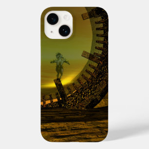 Coque Pour iPhone 14 CYBORG TITAN, DÉSERT HYPERION Science-fiction Scif