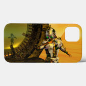 Coques Case-Mate iPhone CYBORG TITAN, DÉSERT HYPERION Science-fiction Scif (Verso (horizontal))