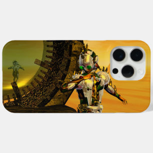 Coque iPhone 15 Pro Max CYBORG TITAN, DÉSERT HYPERION Science-fiction Scif