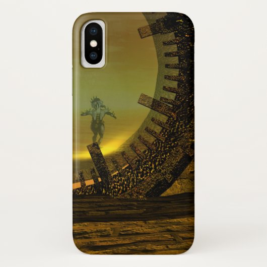 Coques Case-Mate iPhone CYBORG TITAN, DÉSERT HYPERION Science-fiction Scif (Dos)