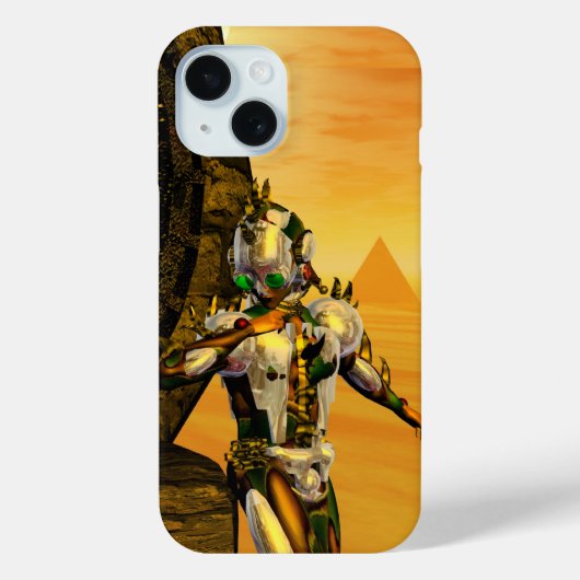 Coques Case-Mate iPhone CYBORG TITAN, DÉSERT HYPERION Science-fiction Scif (Verso)