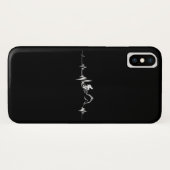 Coques Case-Mate iPhone Cycling Heartbeat Racing Bicycle Mountain Bike (Dos (Horizontal))