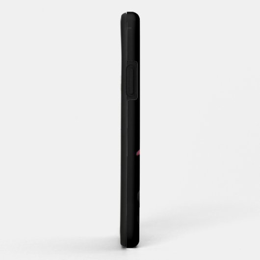 Coques Case-Mate iPhone Cygne blanc sur noir (Dos/Droite)