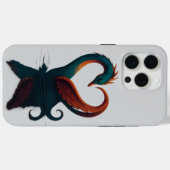 Coques Case-Mate iPhone Cygne dragon d'amour (Verso (horizontal))