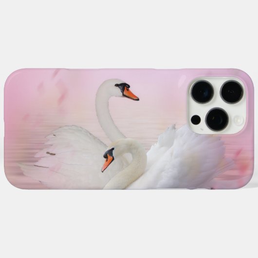Coques Case-Mate iPhone Cygnes (Verso (horizontal))