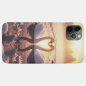 Coques Case-Mate iPhone Cygnes au lever du soleil - beaux et enchanteurs (Dos (Horizontal))