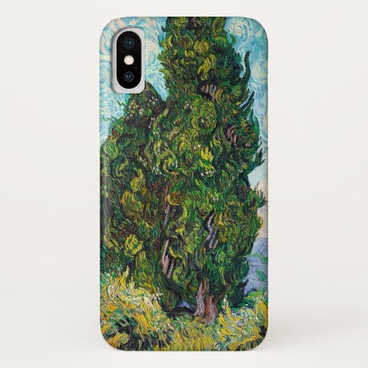 Coques Case-Mate iPhone Cyprès de Vincent Van Gogh Beaux-Arts (Dos)