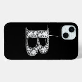 Coques Case-Mate iPhone D Faux Diamond Monogramme (Verso (horizontal))