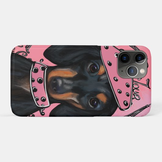 COQUES Case-Mate iPhone DACHSHUND (Dos (Horizontal))