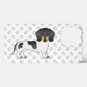 Case-Mate iPhone Case Dachshund à poil court piebalde noir et feu & patt