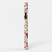 Coques Case-Mate iPhone Dachshund Florals chien noir et tan (Dos/Droite)