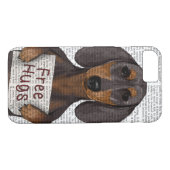 Coques Case-Mate iPhone Dachshund Free Hugs (Dos (Horizontal))