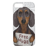 Coques Case-Mate iPhone Dachshund Free Hugs (Dos)