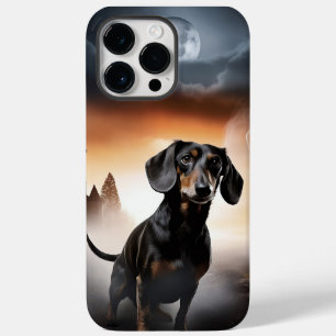 Coque Pour Pour iPhone 14 Pro Max Dachshund Halloween Épouvantable