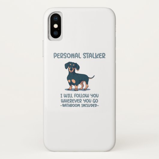 Coques Case-Mate iPhone Dachshund Personal Stalker (Dos)