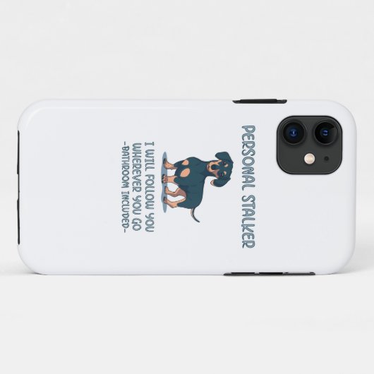Coques Case-Mate iPhone Dachshund Personal Stalker (Dos (Horizontal))