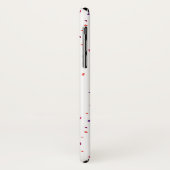 Coques Case-Mate iPhone Dachshund rose Aquarelle Art Confetti (Dos/Gauche)