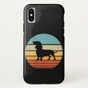 Case-Mate iPhone Case Dachshund Silhouette 60s les années 70 Amoureux d