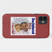 Coques Case-Mate iPhone Dachshund USA (Dos (Horizontal))