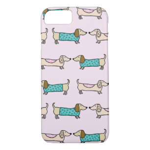 Coque iPhone 7 Dachshunds mignons
